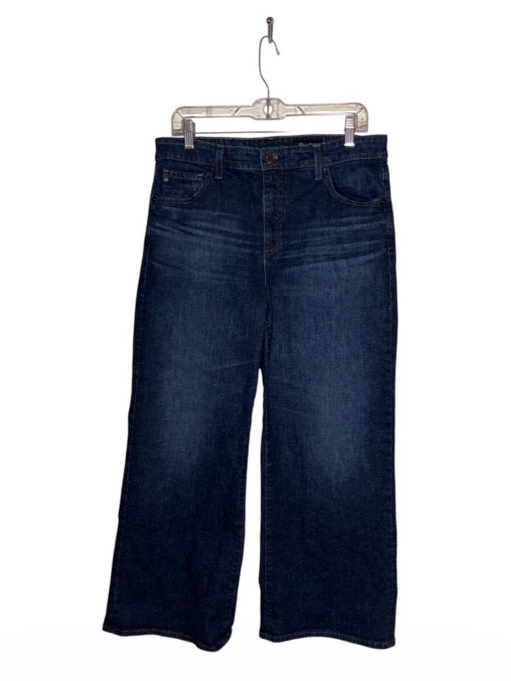 AG Women's Saige Wide Leg Crop - High Rise fit Jeans Sz 31